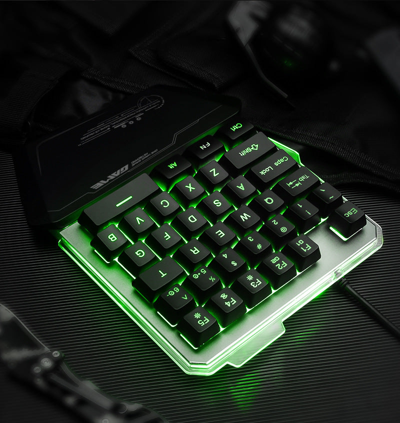 Robotic one-handed keyboard
