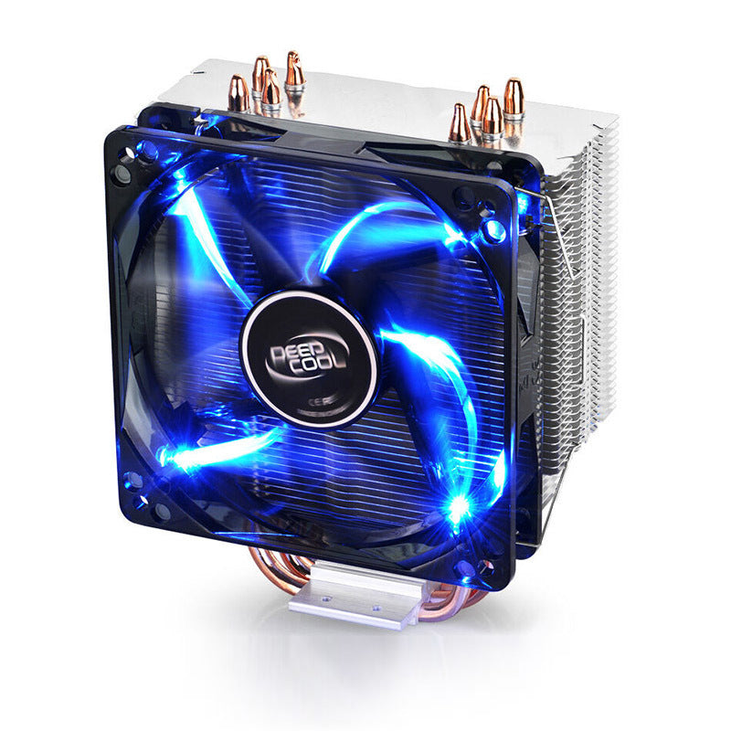 CPU Fan Radiator Ultra-quiet Four Heat Pipe Temperature Control Speed