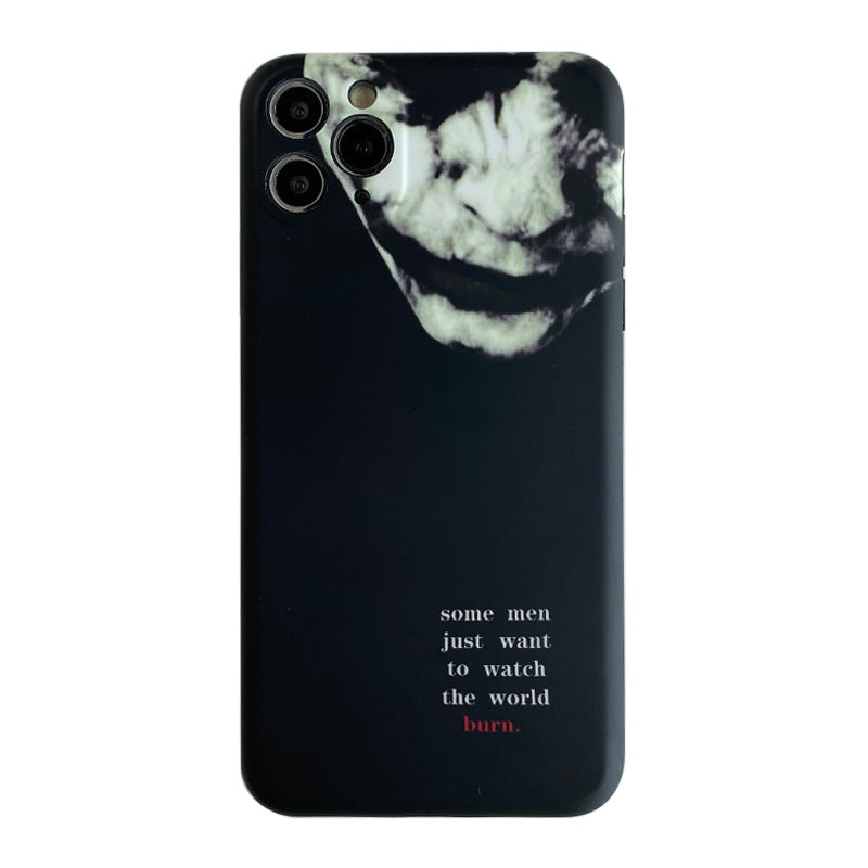 Clown frosted phone case