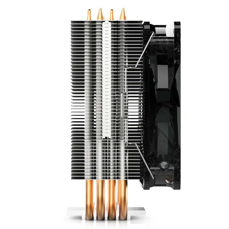 CPU Fan Radiator Ultra-quiet Four Heat Pipe Temperature Control Speed