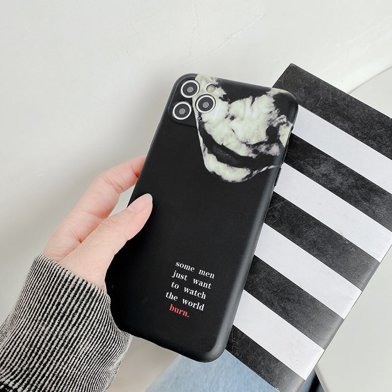 Clown frosted phone case