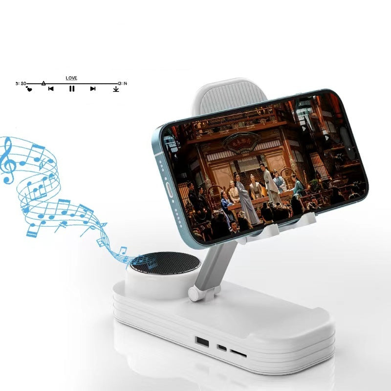 Bluetooth Audio Desktop Phone Holder Portable