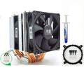 6 Heat Pipe CPU Radiator  Quiet Desktop CPU Fan