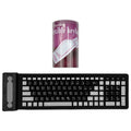 24g Wireless Silicone Keyboard Soft Fold Noiseless Waterproof Keyboard
