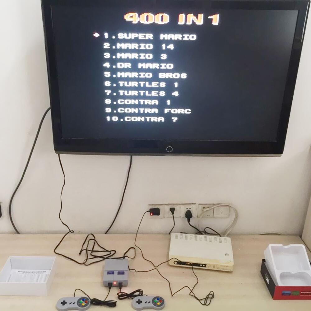 FC Red And White Machine Game Machine