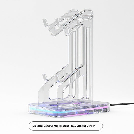 Universal Game Controller Stand With RGB Lighting For Desktop Display