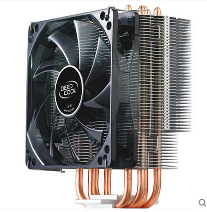 CPU Fan Radiator Ultra-quiet Four Heat Pipe Temperature Control Speed