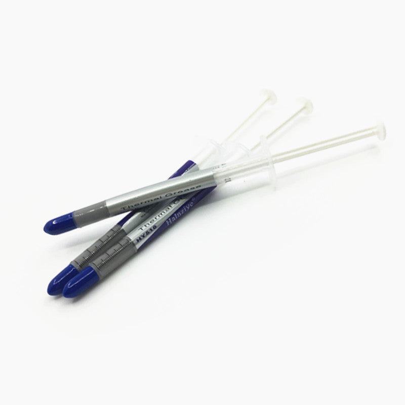 Thermal paste with silver needle