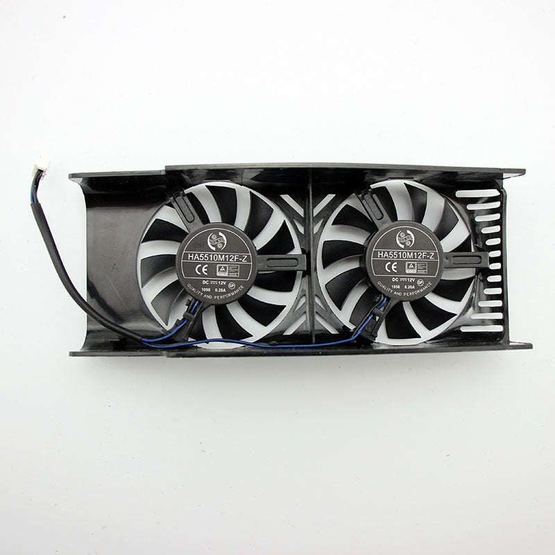 For MSI GeForce GTX 1050Ti Graphics Card Cooling Dual Fan Housing