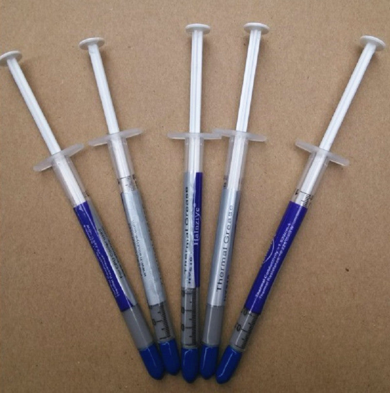 Thermal paste with silver needle