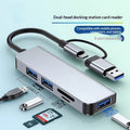 8-in-1 Dual-Head Multi-Function Docking Station Laptop Extender