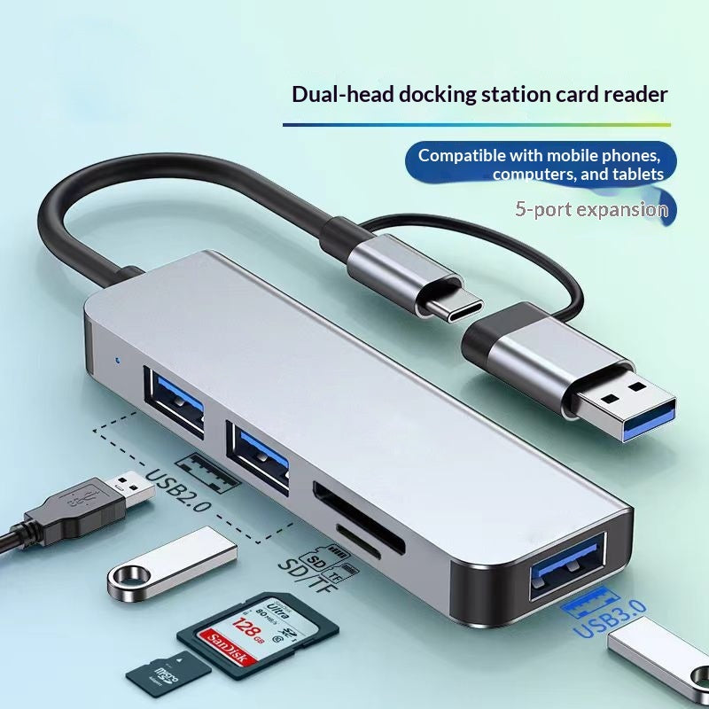 8-in-1 Dual-Head Multi-Function Docking Station Laptop Extender